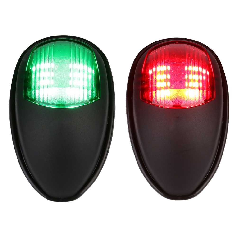 Buy 12 LED Red/Green Navigation Light Set 0.8W online at MarineDeals.co.nz