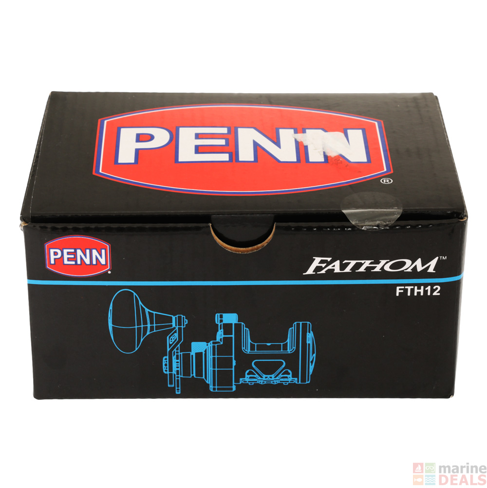 Trolling Reels Penn FTH12 Fathom 12 Star Drag Live Spindle Reel Box
