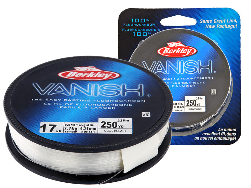 Buy Berkley Vanish Fluorocarbon Line 250yd x 17lb online at MarineDeals.co.nz