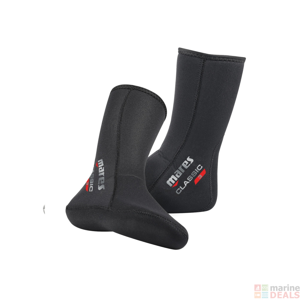 Buy Mares Classic Neoprene Dive Socks 3mm Online At Marine Deals Co Nz