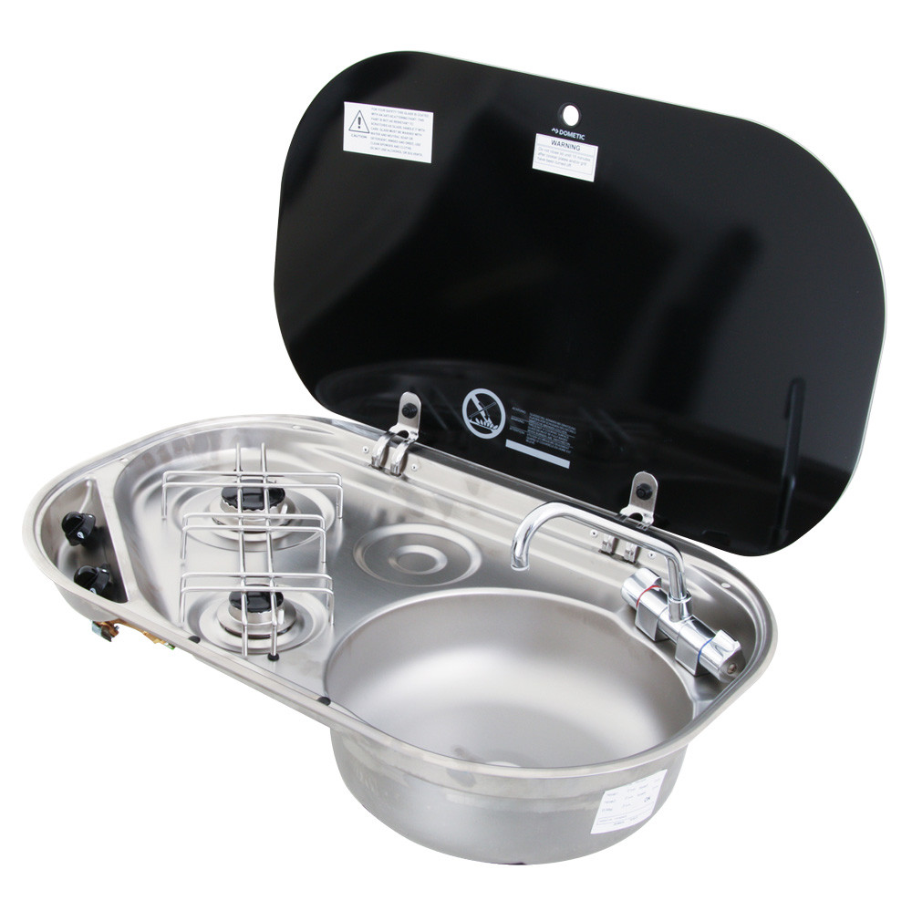 Buy Dometic 2Burner Gas Hob with RH Sink and Fold Down Tap online at