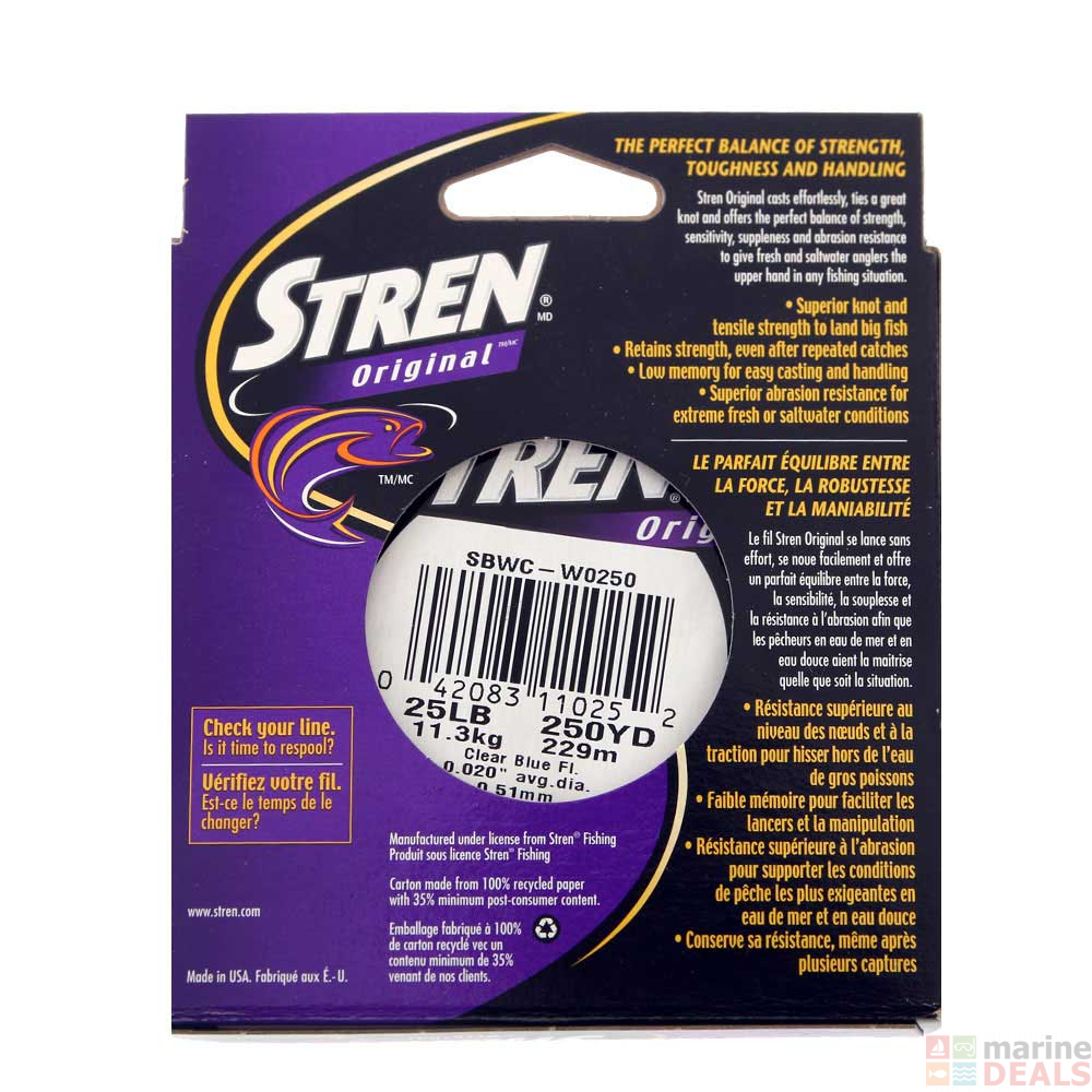 Buy Stren Original Monofilament Fishing Line 25lb 250yrd online at
