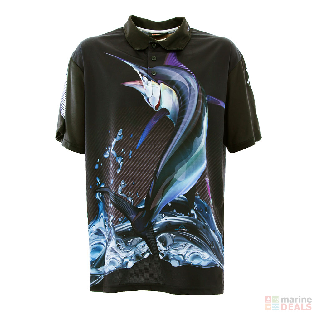 Buy Mad About Fishing Marlin Polo Shirt online at Marine-Deals.co.nz