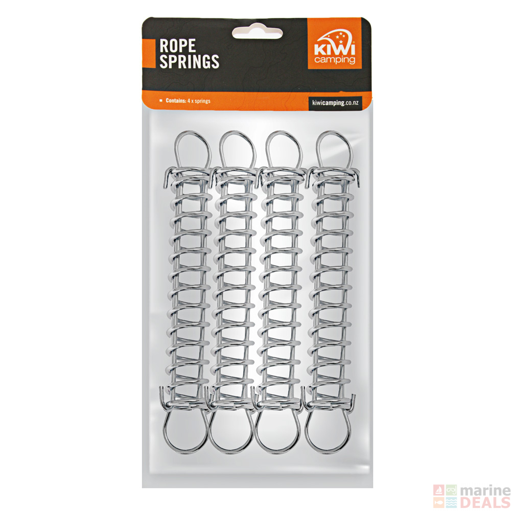 Kiwi Camping Guy Rope Springs Qty 4 Tents Accessories Camping & Hiking