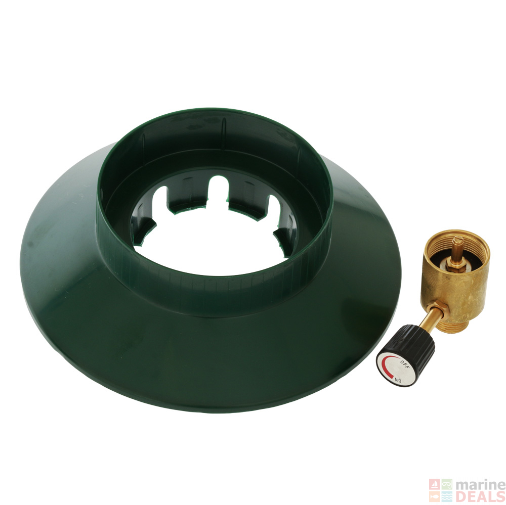 Buy Gasmate Propane Canister Adaptor Kit online at MarineDeals.co.nz