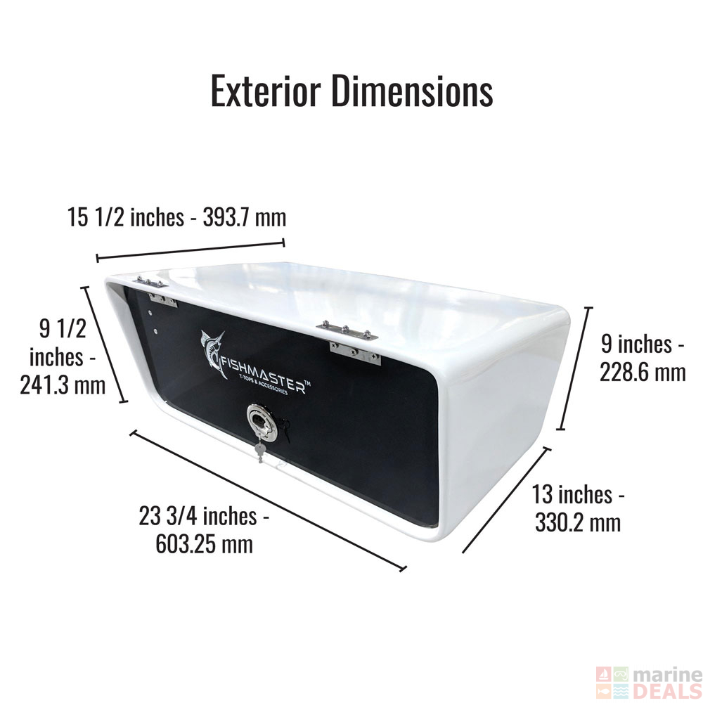Buy Fishmaster T Top Electronics Box online at MarineDeals.co.nz