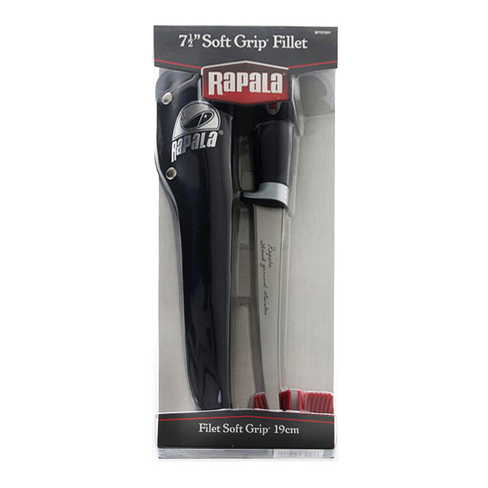 Buy Rapala Soft Grip Filleting Knife with Sheath 7.5in online at Marine