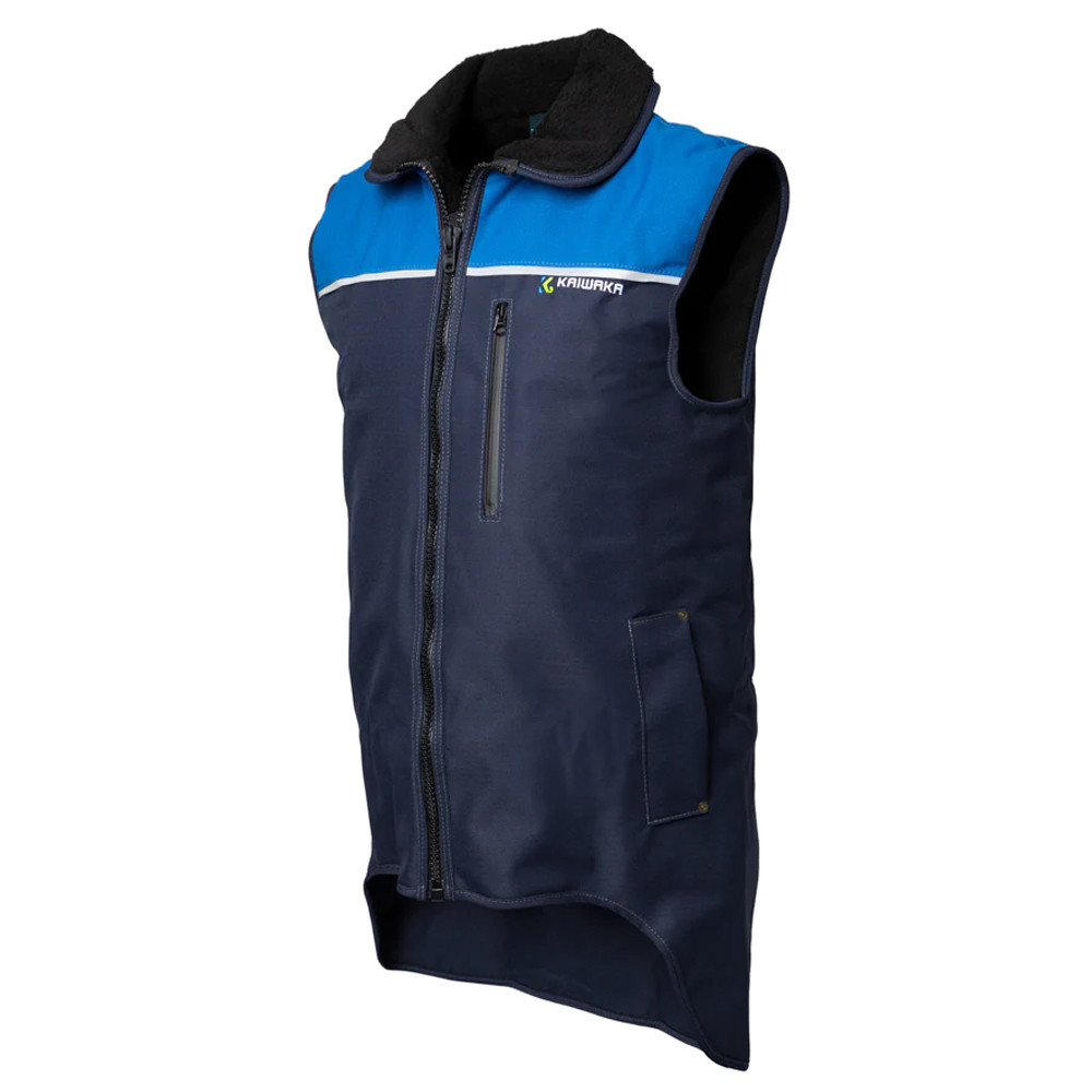 Buy Kaiwara Stormforce Fleece Lined Mens Vest Blue online at Marine