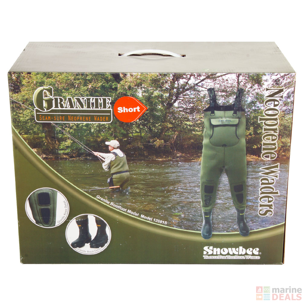 Buy Snowbee Granite Neoprene Chest Waders With Boots Online At Marine Deals Co Nz