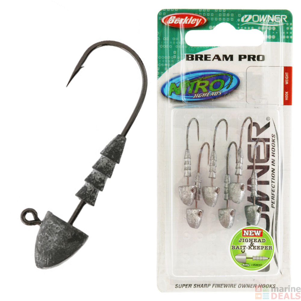 Buy Berkley Nitro Bream Pro Jig Heads Full Range online at MarineDeals.co.nz