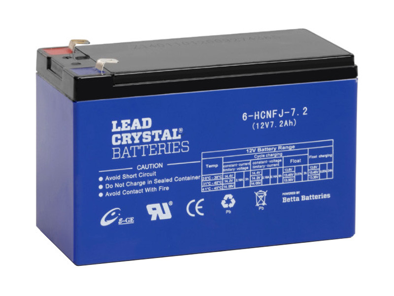 Buy Betta HCFJ Lead Crystal High Capacity Battery 12v 7.2Ah online at