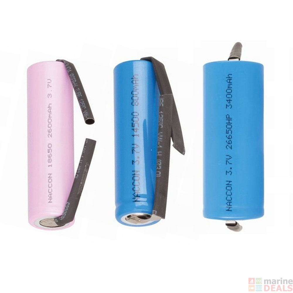 Buy Rechargeable LiIon Battery 3.7V Solder Tag online at MarineDeals