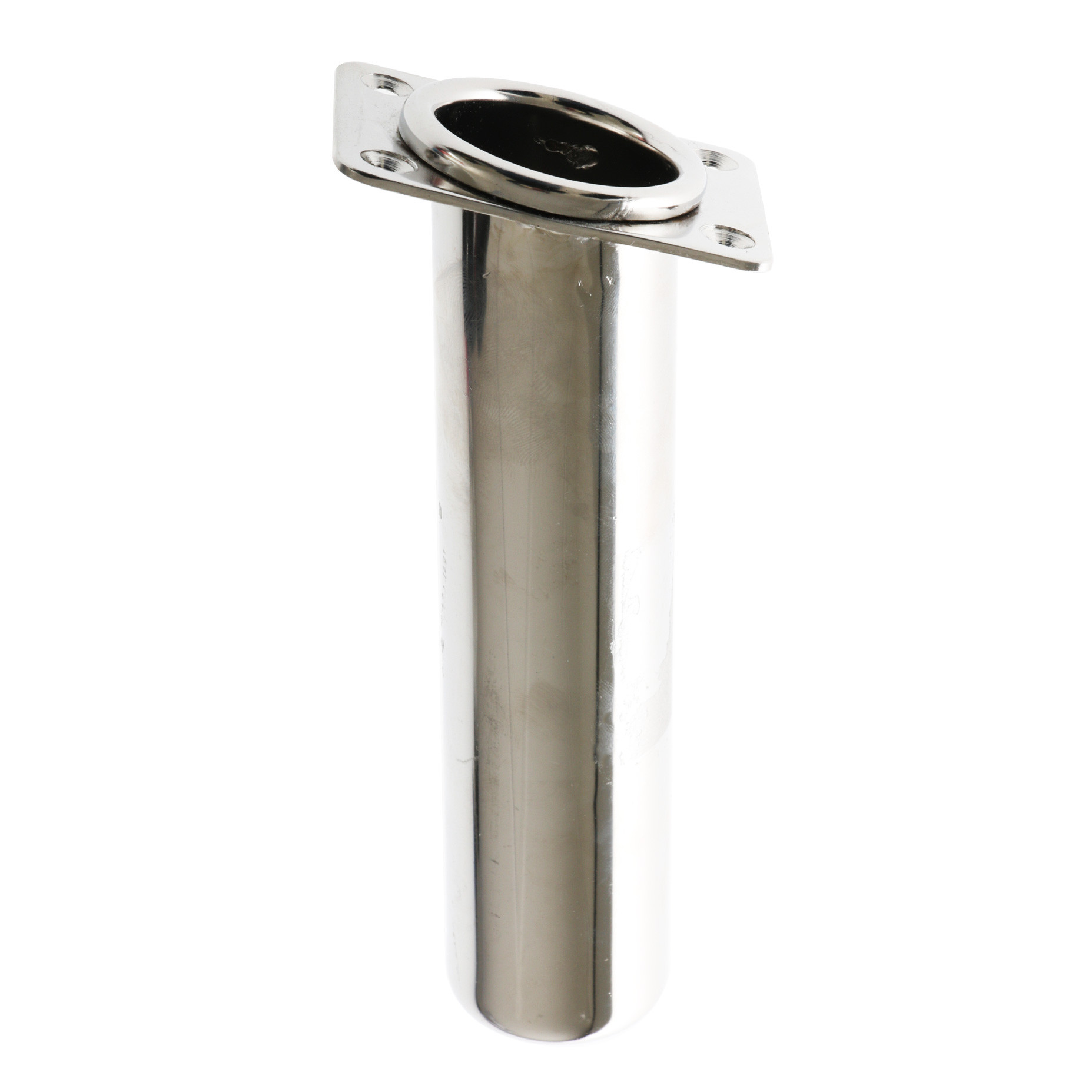 Buy Manta Stainless Steel Rod Holder with Rolled Top Angled and
