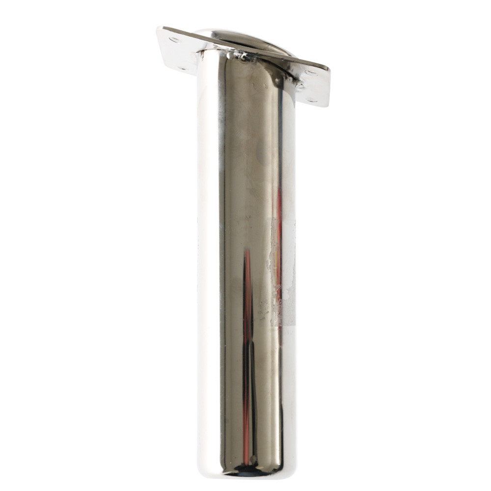 Buy Manta Stainless Steel Rod Holder with Rolled Top Angled and