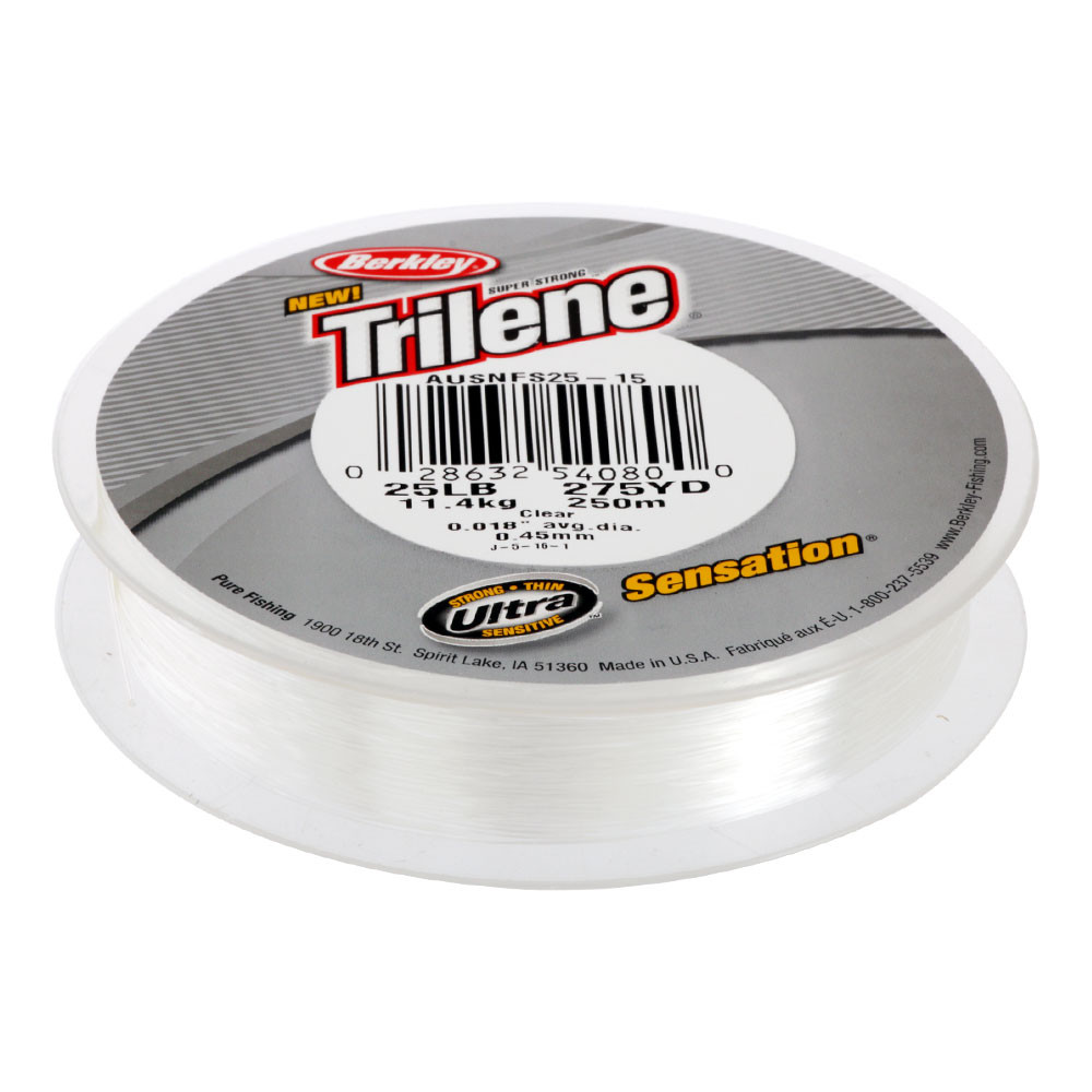 Buy Berkley Trilene Sensation Monofilament Clear 25lb 275yd online at