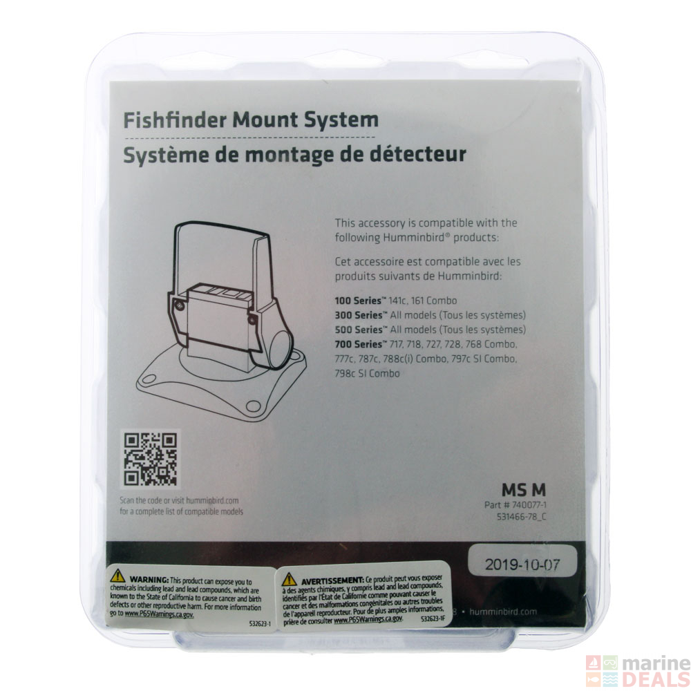 Humminbird MS-M Quick Disconnect Mount #740077-1