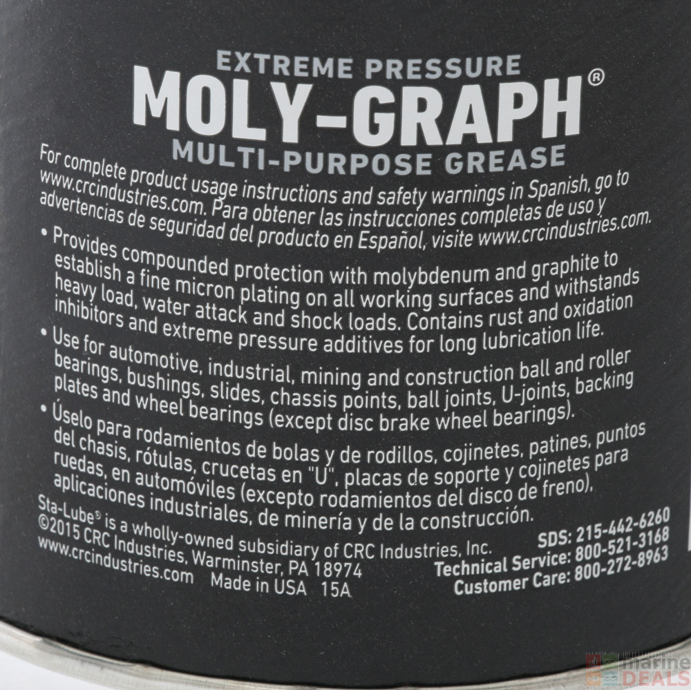 Buy CRC Molygraph EP MultiPurpose Grease 397g online at MarineDeals.co.nz