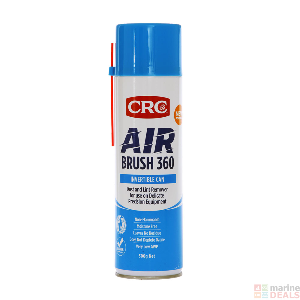 Buy CRC Air Brush 360 Dust and Lint Remover Spray 300g online at Marine
