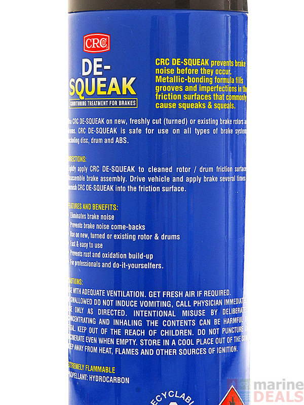 Buy CRC DeSqueak Brake Conditioning Treatment 300g online at Marine