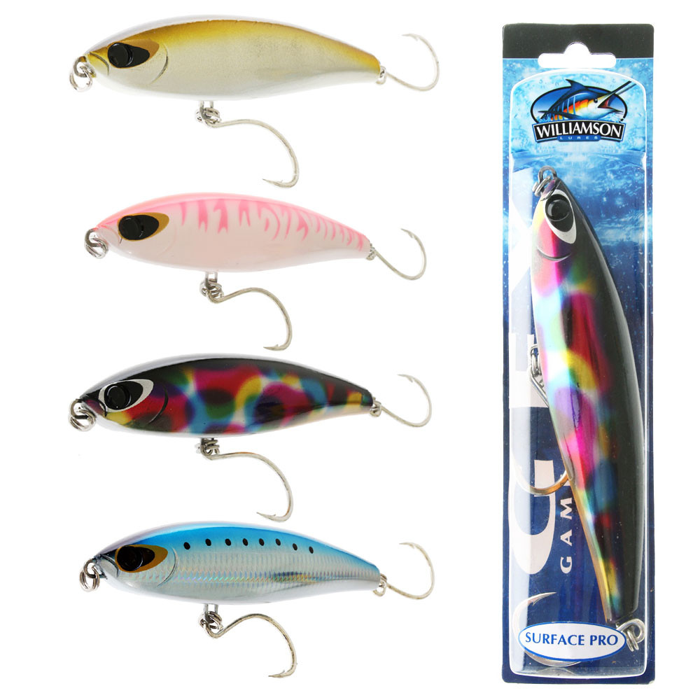 Buy Williamson Surface Pro Stickbait Lure 180mm online at MarineDeals