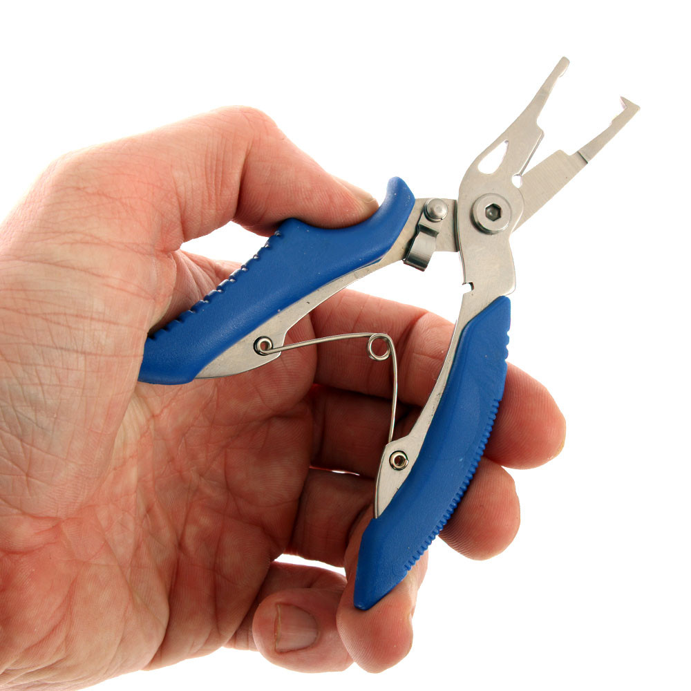 Buy Mustad Braid Cutter/Split Ring Pliers 5in online at MarineDeals.co.nz