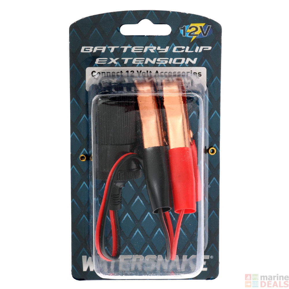 Buy Watersnake Battery Clip Extension 12V online at MarineDeals.co.nz