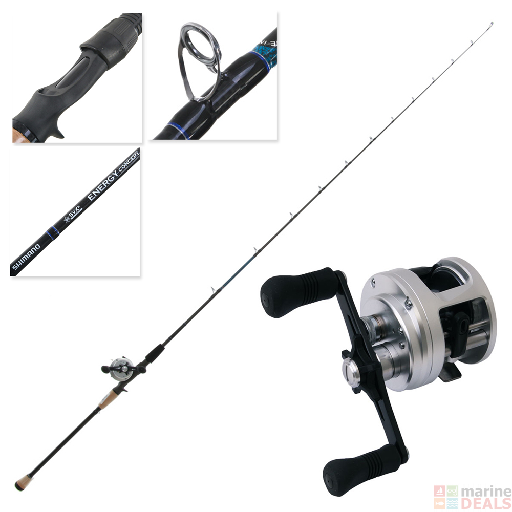 Buy Shimano Calcutta 300D and Energy Concept Slow Jigging Combo 6ft 8in ...