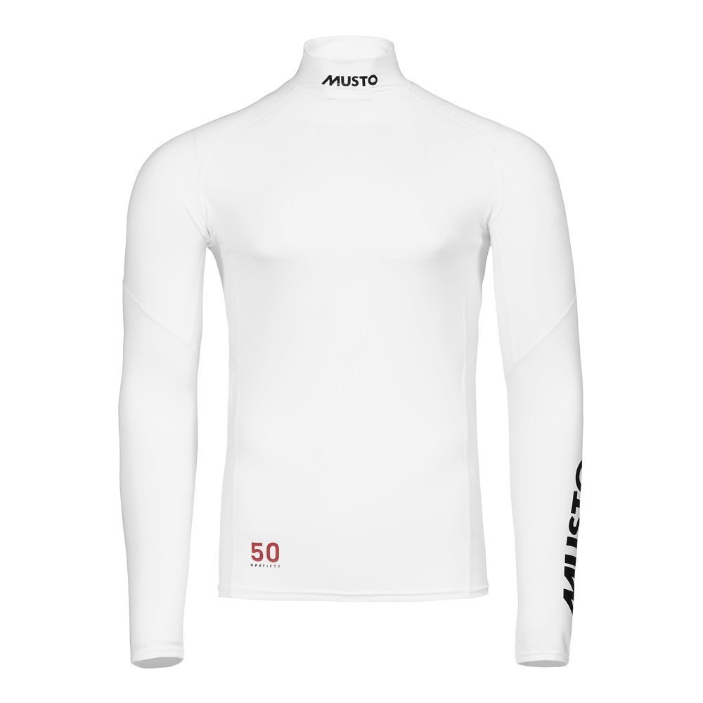 Buy Musto Championship Long Sleeve Mens Rash Vest White online at