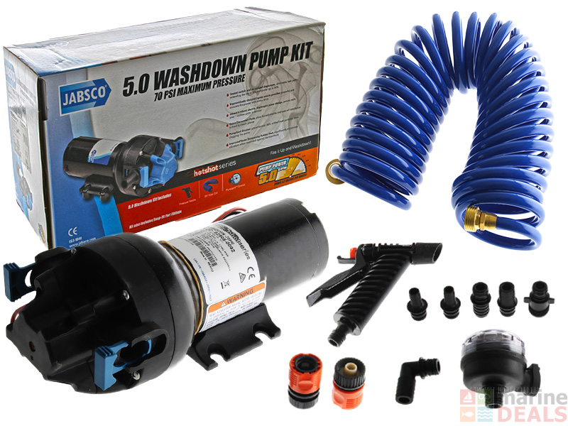 Buy Jabsco Hotshot Automatic Washdown Kit 12v 19l 70psi Online At