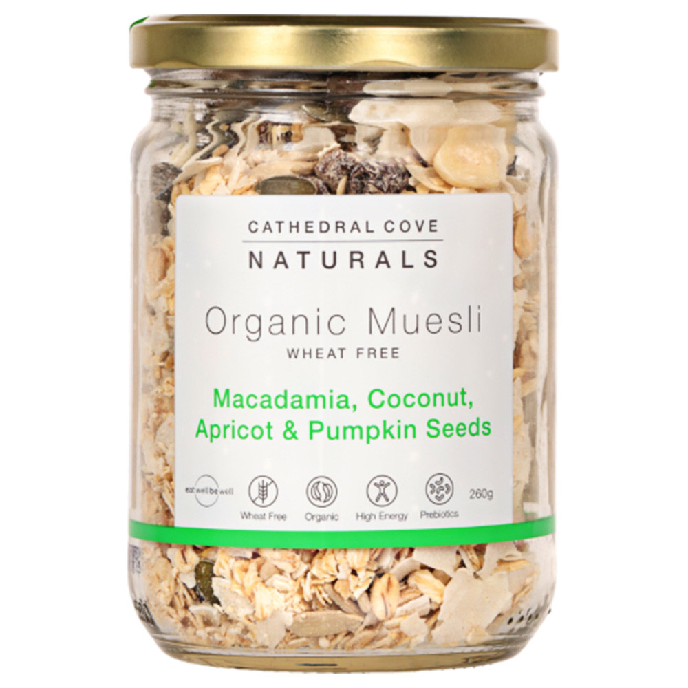 Buy Cathedral Cove Naturals Lightly Toasted Organic Muesli 260g online