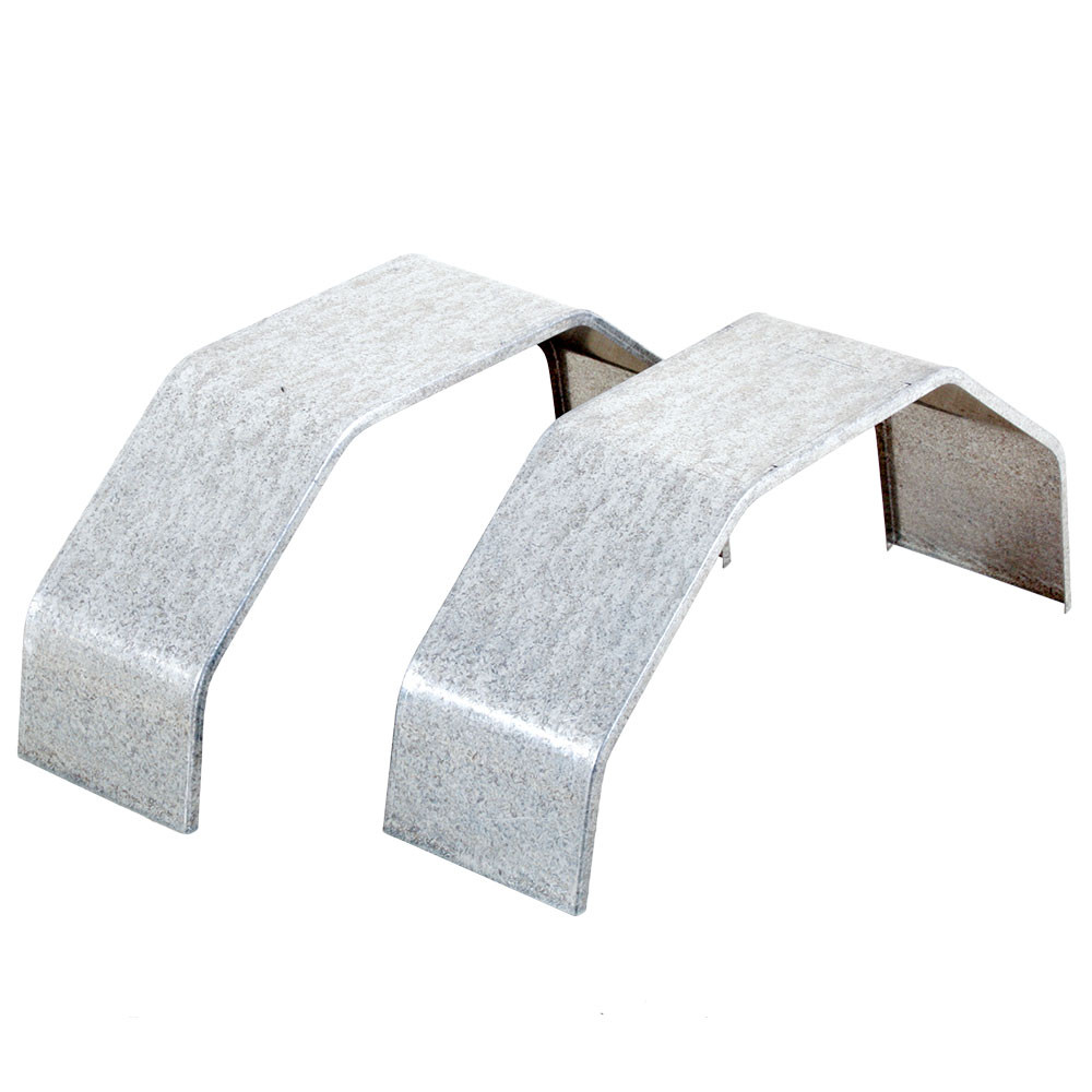 Buy Trojan Galvanised Trailer Mudguards Set 740 x 220 x 360mm online at