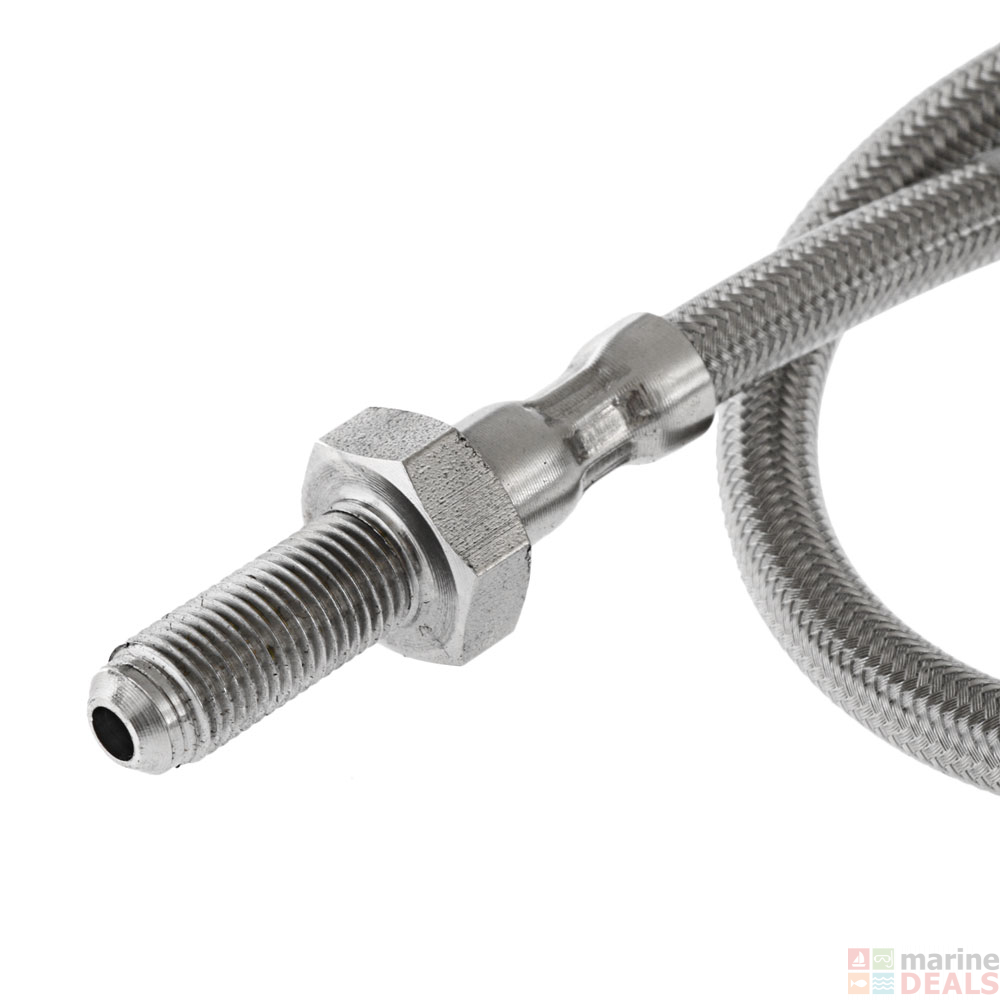 Buy Trojan Stainless Braided Brake Hose 3/8in UNF Male online at Marine
