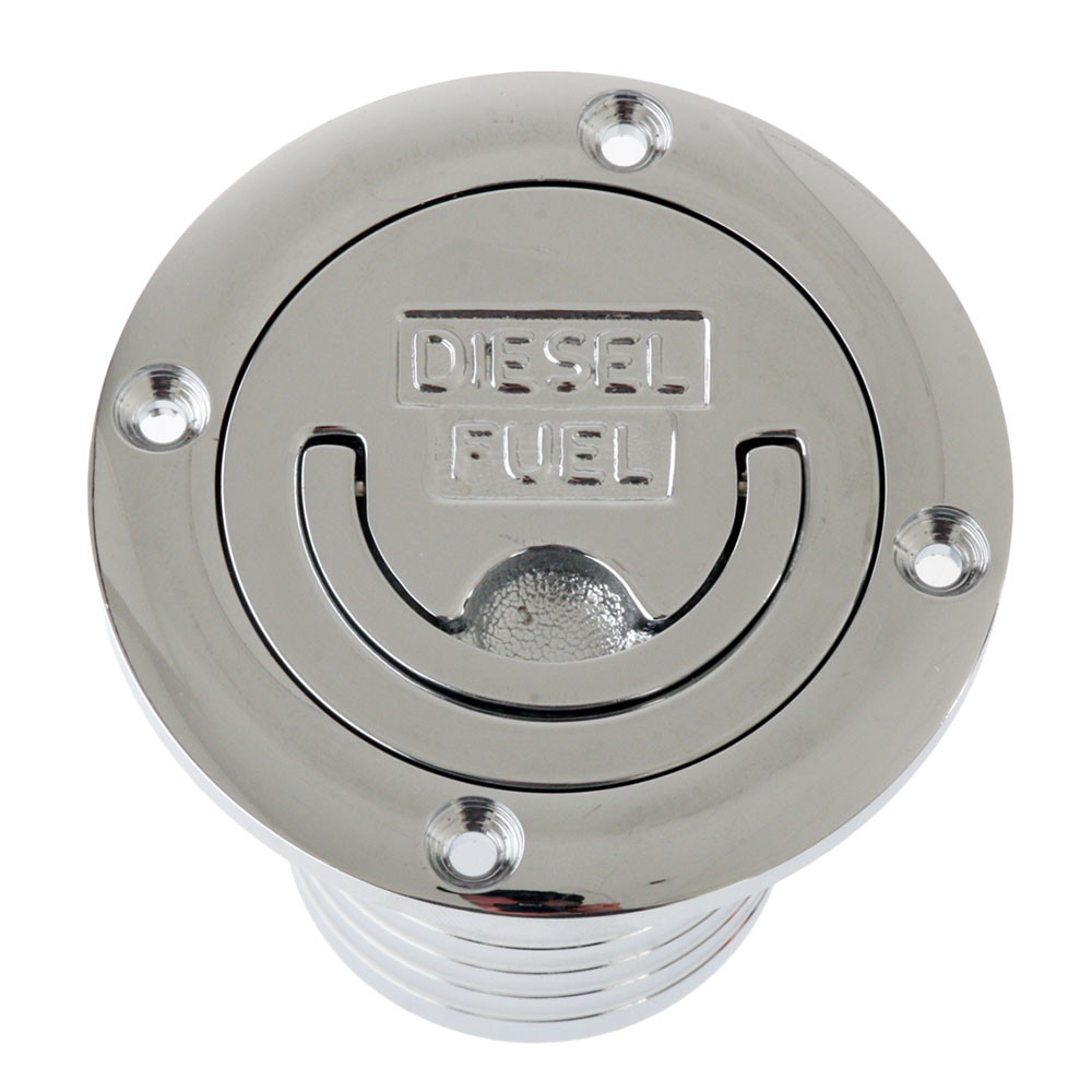 Buy VQuipment Chrome Fuel Filler Cap for 51mm Diameter Hose online at