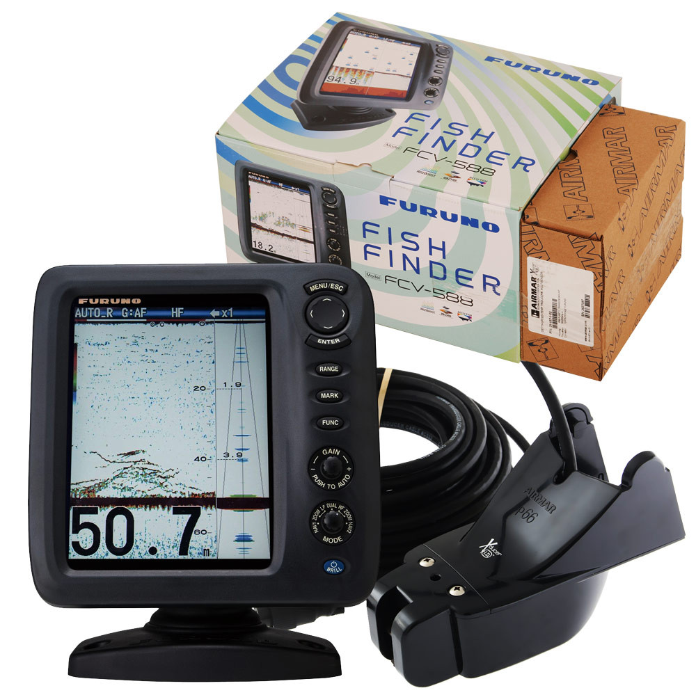 Buy Furuno FCV588 8.4'' Colour LCD Fishfinder with P66 Transducer D/T
