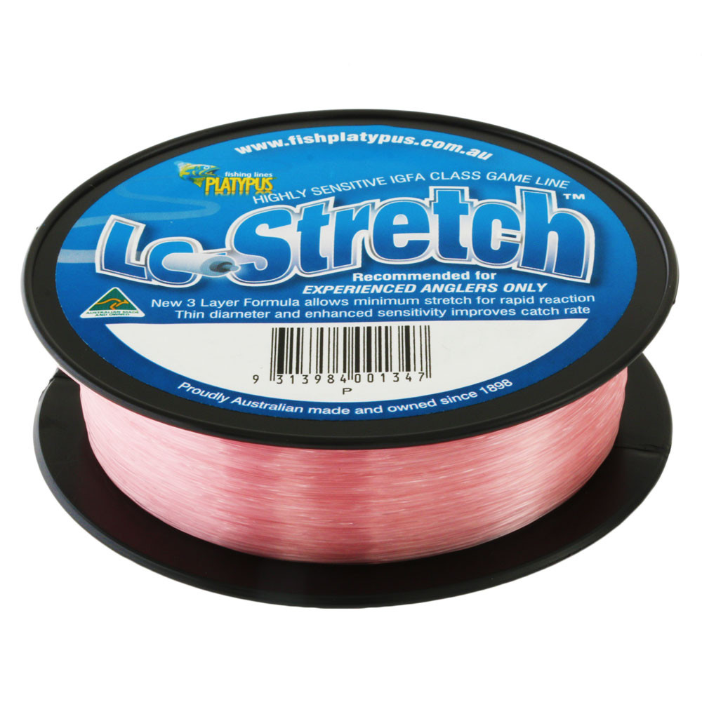Buy Platypus LoStretch Monofilament Pink 300m 6kg online at Marine