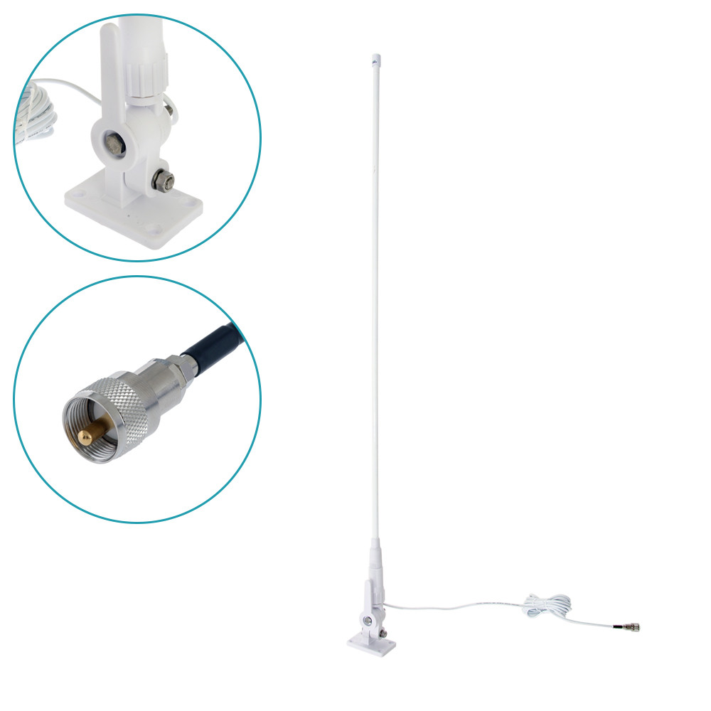 Buy Trident Marine Removable VHF Antenna with Integrated Plug Base 1.5m