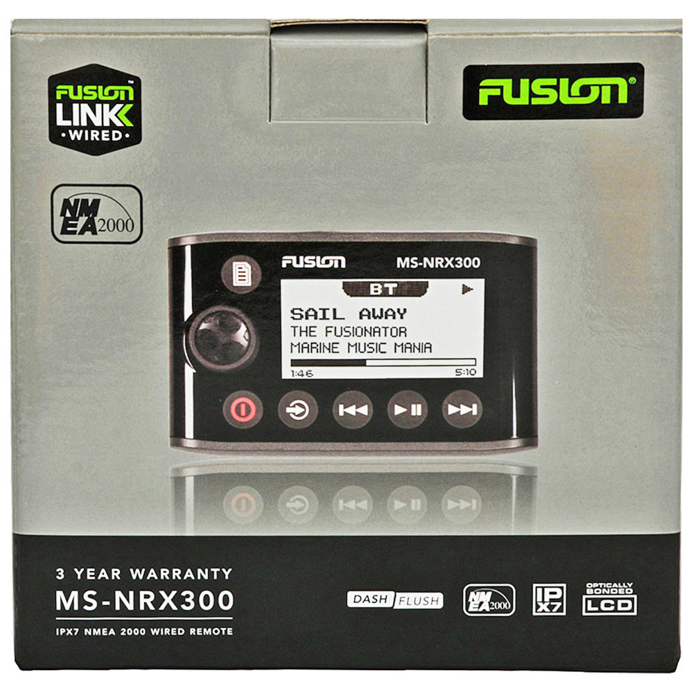 Buy Fusion MSNRX300 Marine Wired Remote and NMEA 2000 Repeater online at MarineDeals.co.nz