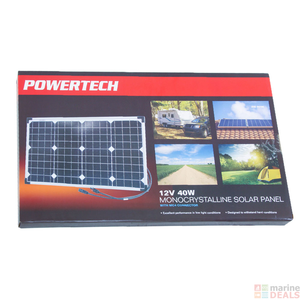 Buy Monocrystalline Solar Panel 12v 40w Online At Marine Deals Co Nz