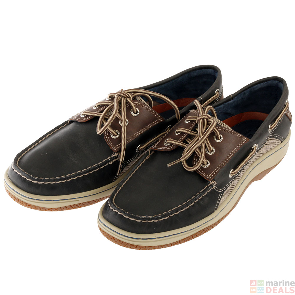 sperry navy boat shoes