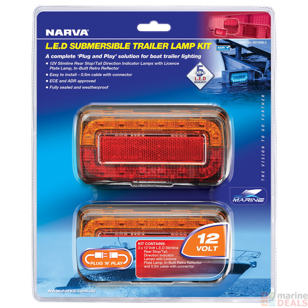 Buy NARVA Model 37 LED Submersible Trailer Lamp Kit 12V online at