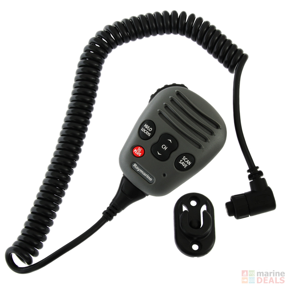 Buy Raymarine Ray218E VHF Radio Handheld Fist Mic online at Marine