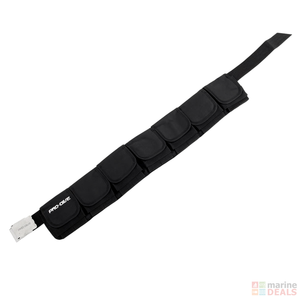Buy ProDive HeavyDuty 7 Pocket Dive Weight Belt XL online at Marine
