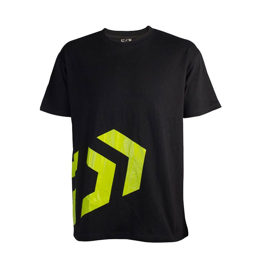 Buy Daiwa Mens TShirt Black/Green M online at MarineDeals.co.nz