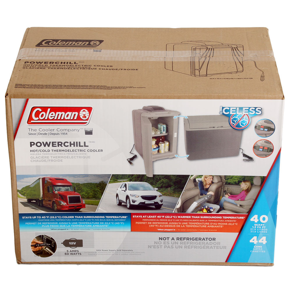 Buy Coleman PowerChill Thermoelectric Chilly Bin Cooler 37L online at