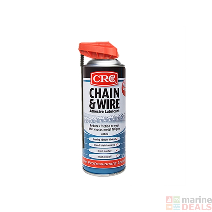 Buy CRC Chain & Wire Lubricant Aerosol 400ml online at MarineDeals.co.nz
