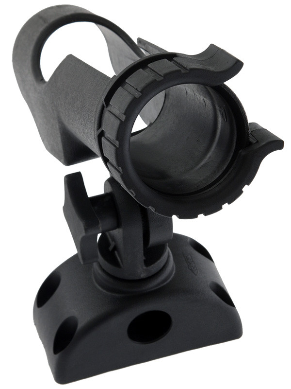 Buy Adjustable Plastic Rod Holder Black online at MarineDeals.co.nz
