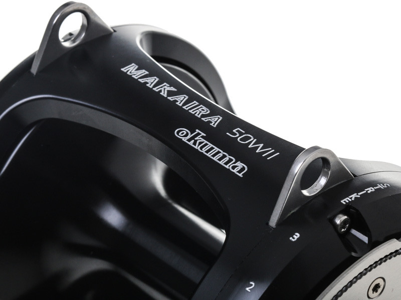 Buy Okuma Makaira 50 Wide 2-Speed Game Reel Black online at Marine