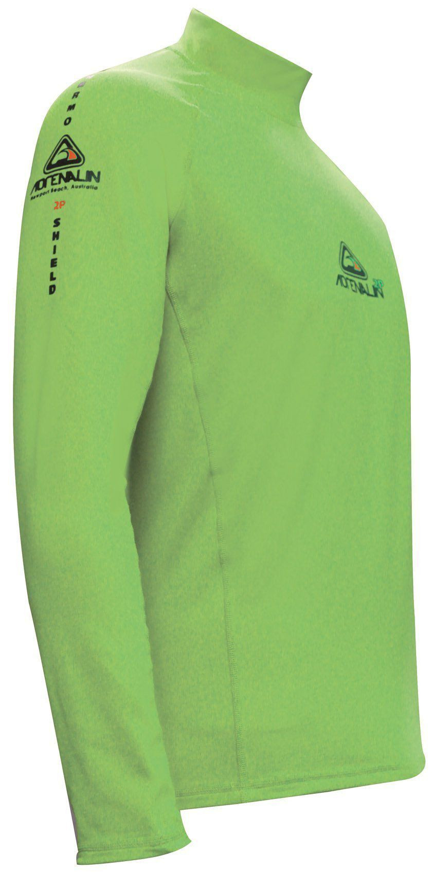 Buy Adrenalin 2P Thermal Mens Long Sleeve Rash Vest Lime M online at