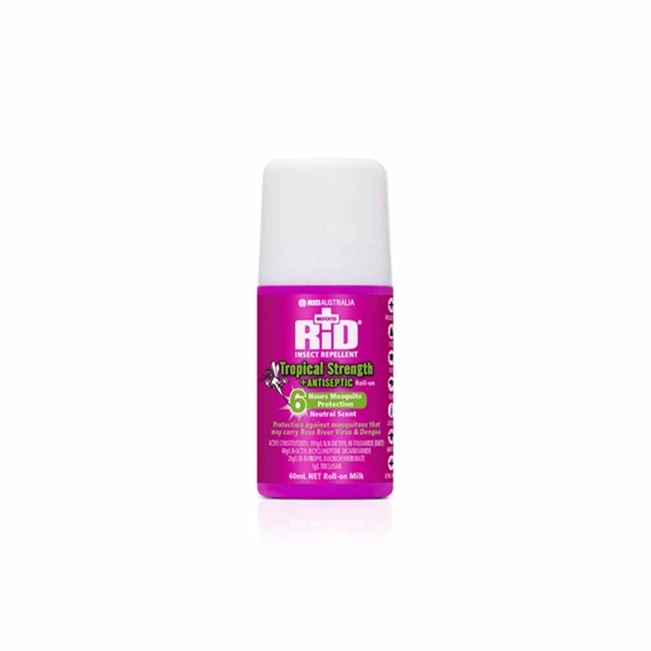 Buy RID Tropical Strength Insect Repellent Antiseptic Roll On 60ml