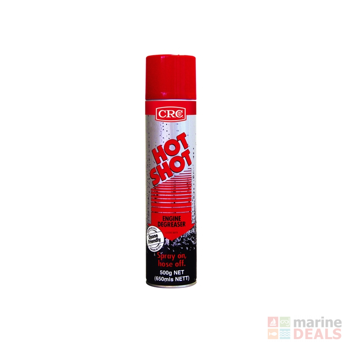 Buy CRC Hot Shot Engine Degreaser Aerosol 500g online at MarineDeals.co.nz